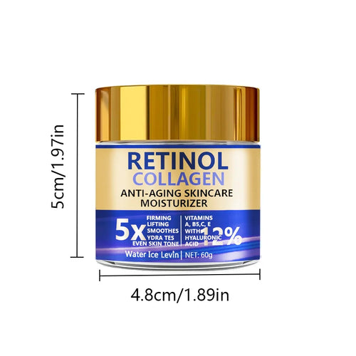 5X Firming Lifting Retinol Cream 1+1 Pack 60g with Collagen Hyaluronic Acid Vitamins A C E Reduces Wrinkles Moisturizing Cheap